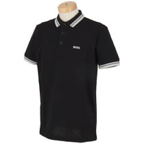 ボス BOSS　Paddy ポロシャツ コットンピケ ロゴアンダーカラー 半袖 ポロシャツ 50469055