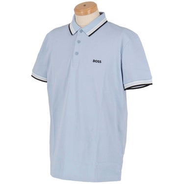 ボス BOSS　Paddy ポロシャツ コットンピケ ロゴアンダーカラー 半袖 ポロシャツ 50469055 画像6