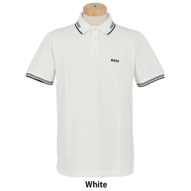 ボス BOSS　ストレッチコットン スリムフィットポロシャツ ロゴ 半袖 ポロシャツ 50506193