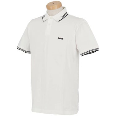 ボス BOSS　ストレッチコットン スリムフィットポロシャツ ロゴ 半袖 ポロシャツ 50506193 画像3