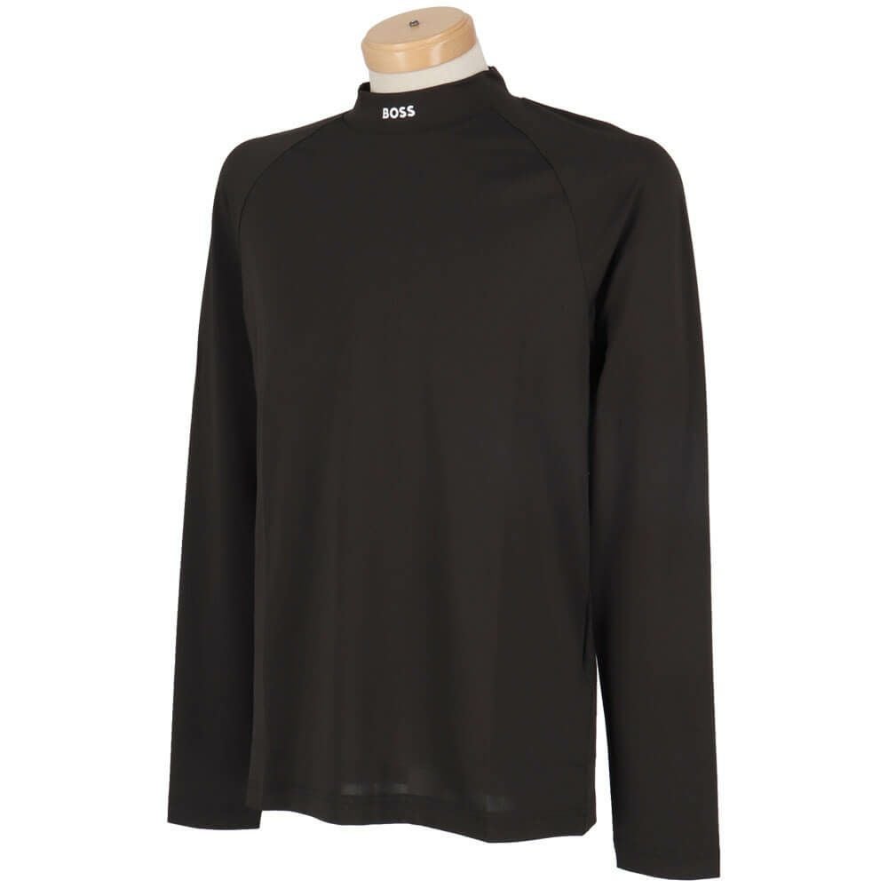 ボス BOSS　ロゴプリント 長袖 モックネックシャツ 50534388 画像3