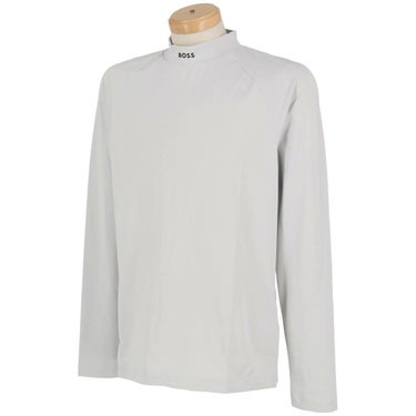 ボス BOSS　ロゴプリント 長袖 モックネックシャツ 50534388 画像6