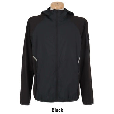 ボス BOSS　撥水 フード付き 長袖 フルジップ ジャケット 50535398 Black