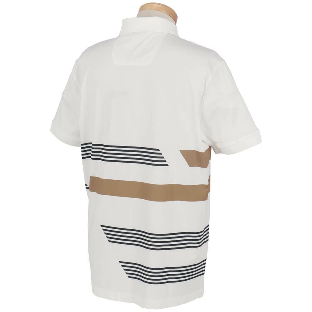 ボス BOSS　Paddy ストレッチジャージー ポロシャツ ストライププリント 半袖 ポロシャツ 50536785 画像3