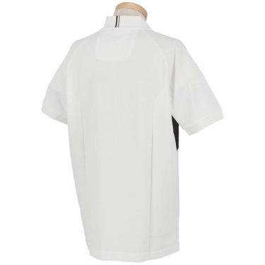 ボス BOSS　アクティブ コットンブレンド ブロックストライプ 半袖 ハーフジップシャツ 50538102 画像3