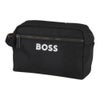 ボス BOSS　コントラストロゴ　トラベルポーチ 50529212 001 Black Black