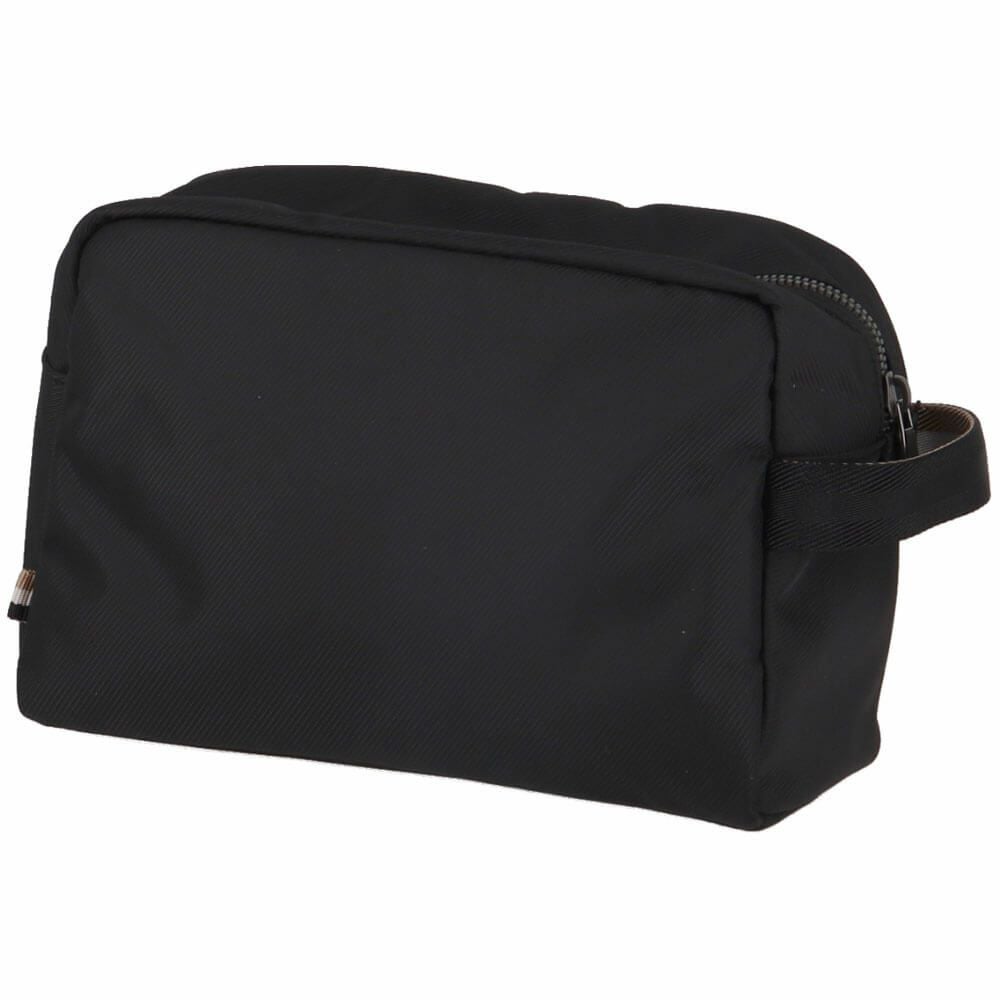 ボス BOSS　コントラストロゴ　トラベルポーチ 50529212 001 Black Black 画像3