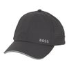 ボス BOSS　タフタ キャップ レーザーカット ドットパターン キャップ 50533357 027 DarkGrey DarkGrey