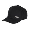 ボス BOSS　ロゴプリント コットンツイル キャップ 50519219 002　Black Black