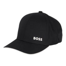 ボス BOSS　ロゴプリント コットンツイル キャップ 50519219 002　Black