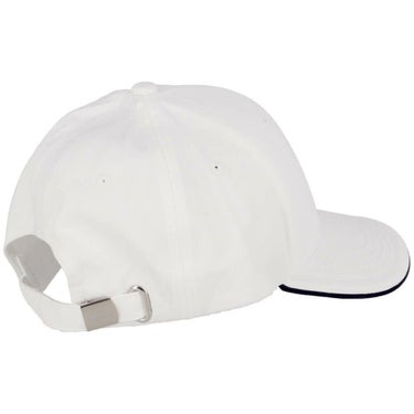 ボス BOSS　ロゴプリント コットンツイル キャップ 50519219 100　White White 画像3