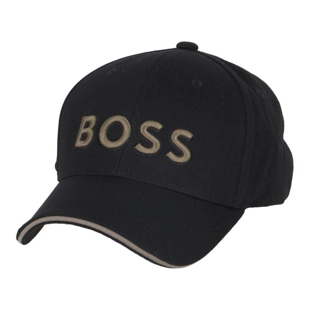 ボス BOSS ロゴプリント コットンツイル キャップ 50519219 711 Gold