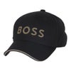 ボス BOSS　エンブロイダリー ロゴ キャップ 50519247 004 Black Black