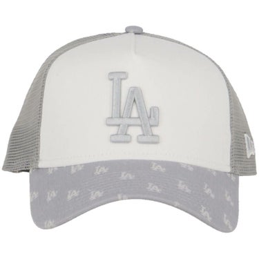 ニューエラ NEW ERA　キャップ 9FORTY A-Frame トラッカー MLB Jacquard ロサンゼルス・ドジャース 14388618 グレー/ホワイト 画像3