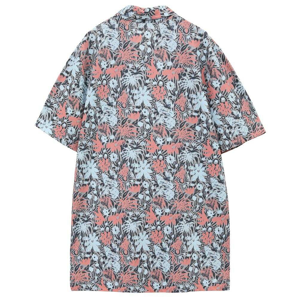 トラヴィスマシュー メンズ 総柄 半袖 ポロシャツ A40149J 2025年モデル ライトグレー