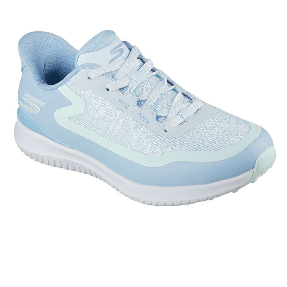 スケッチャーズ SKECHERS GO GOLF スリップインズ フライト レディース スパイクレス ゴルフシューズ 123131 LTBL 2025年モデル