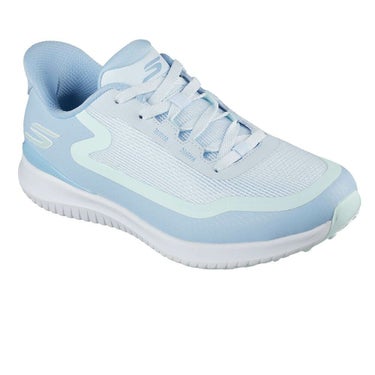 スケッチャーズ SKECHERS　GO GOLF スリップインズ フライト レディース スパイクレス ゴルフシューズ 123131 LTBL　2025年モデル ライトブルー（LTBL）