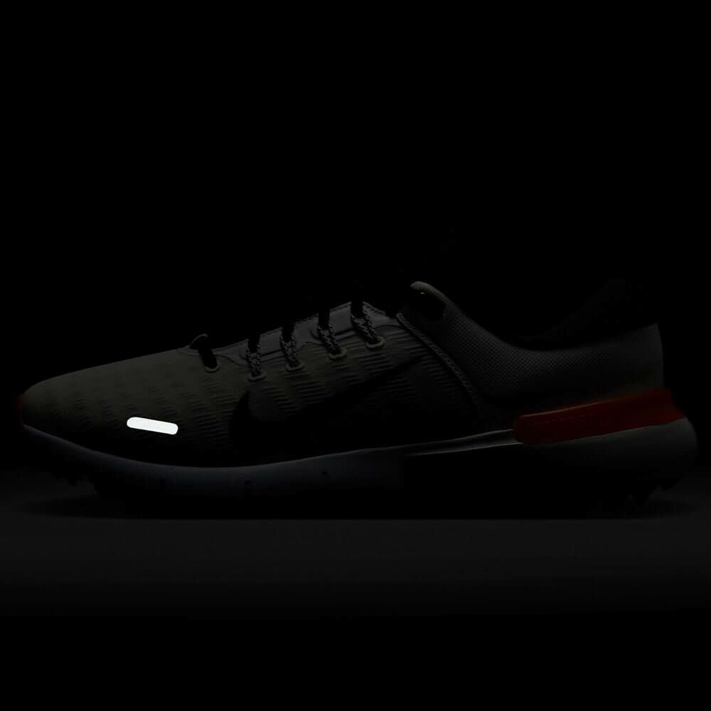 ナイキ NIKE　フリー ゴルフ スパイクレス ゴルフシューズ FN0332 103 ホワイト/オレンジ/ブラック 詳細8