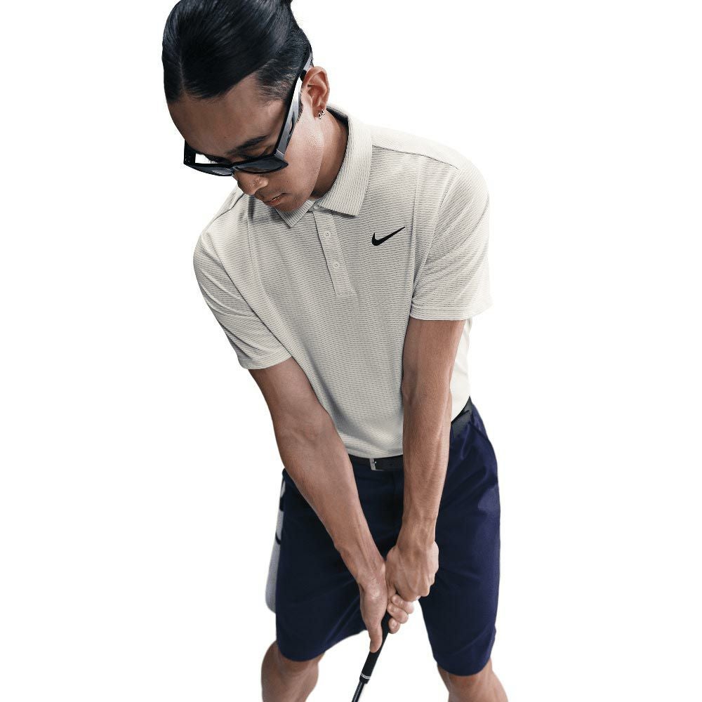 ナイキ NIKE　メンズ Dri-FIT 半袖 ポロシャツ FZ7531 110 ペールアイボリー/ブラック　2025年モデル 詳細5