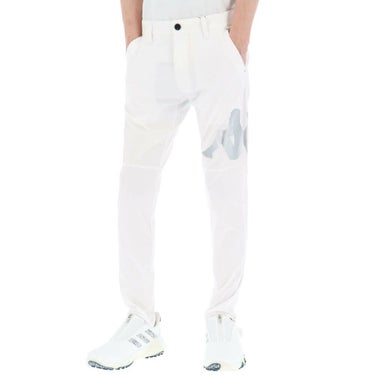カッパ Kappa　メンズ ロングパンツ 615-307 WT　2025年モデル ホワイト 詳細2