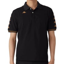 カッパ Kappa　メンズ 半袖 ポロシャツ 615-606 BK　2025年モデル