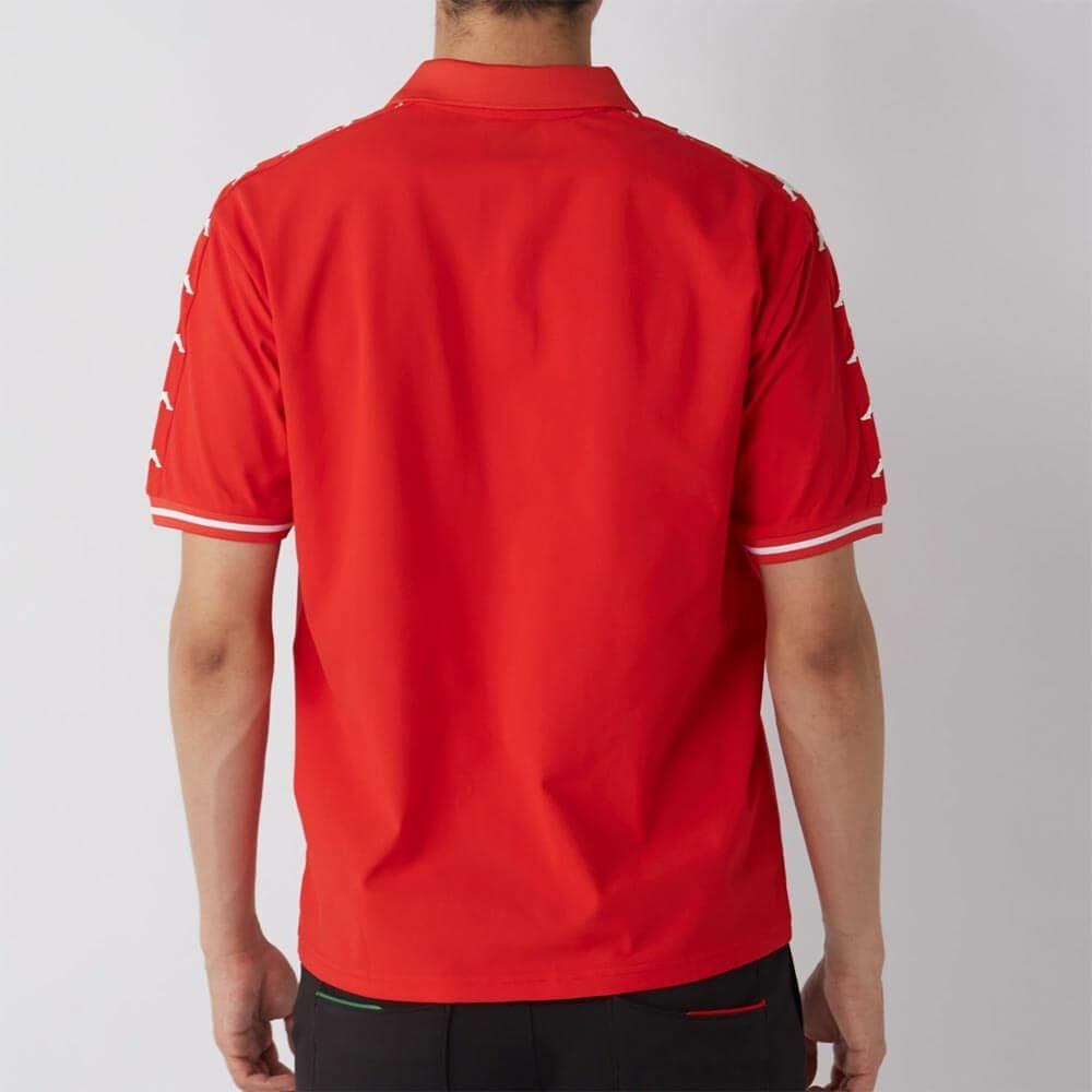 カッパ Kappa　メンズ 半袖 ポロシャツ 615-606 RD　2025年モデル 詳細1