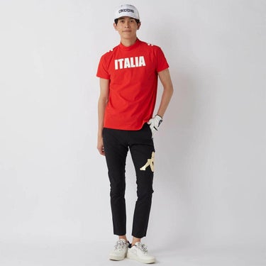 カッパ Kappa　メンズ モックネックTシャツ 615-608 RD　2025年モデル 詳細5