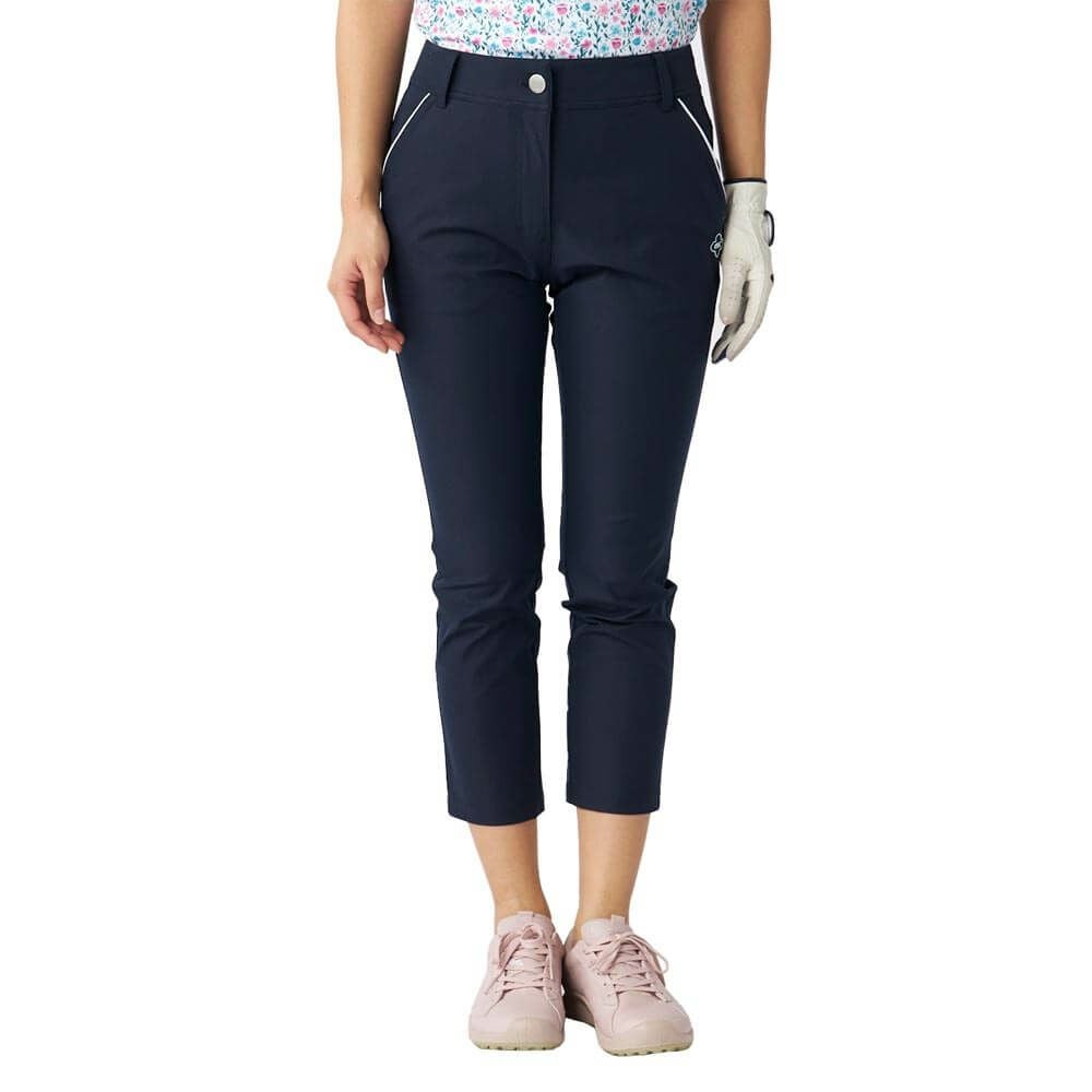 マリクレール marie claire　レディース 8WAYストレッチ 撥水 9分丈 パンツ 715-351 ネイビー　2025年モデル ネイビー