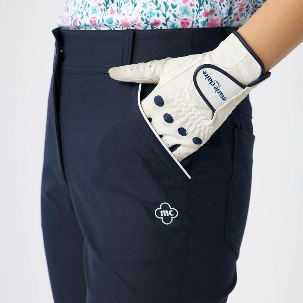 マリクレール marie claire　レディース 8WAYストレッチ 撥水 9分丈 パンツ 715-351 ネイビー　2025年モデル 詳細5