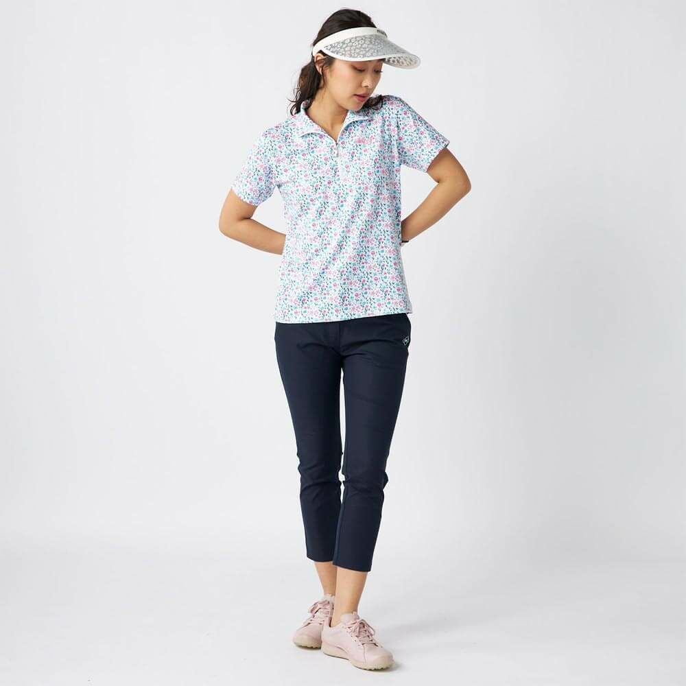 マリクレール marie claire　レディース 8WAYストレッチ 撥水 9分丈 パンツ 715-351 ネイビー　2025年モデル 詳細6