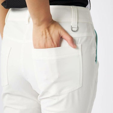 マリクレール marie claire　レディース 8WAYストレッチ 撥水 9分丈 パンツ 715-351 ホワイト　2025年モデル 詳細4