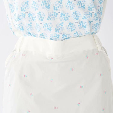 マリクレール marie claire　レディース 撥水 8WAYストレッチ レギンス一体型 スカート 715-352 ホワイト　2025年モデル 詳細3