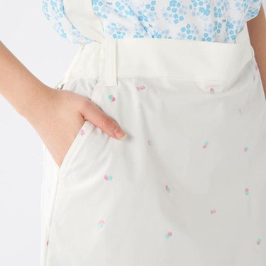 マリクレール marie claire　レディース 撥水 8WAYストレッチ レギンス一体型 スカート 715-352 ホワイト　2025年モデル 詳細5