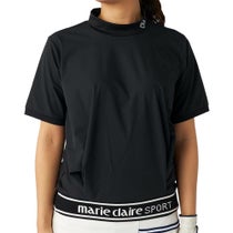 マリクレール marie claire　レディース 撥水 8WAYストレッチ 半袖 プルオーバー 715-656 ブラック　2025年モデル ブラック