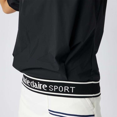 マリクレール marie claire　レディース 撥水 8WAYストレッチ 半袖 プルオーバー 715-656 ブラック　2025年モデル 詳細4