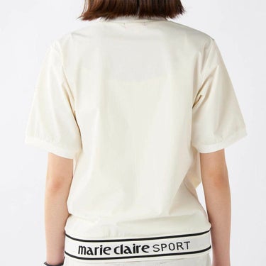 マリクレール marie claire　レディース 撥水 8WAYストレッチ 半袖 プルオーバー 715-656 ホワイト　2025年モデル 詳細1