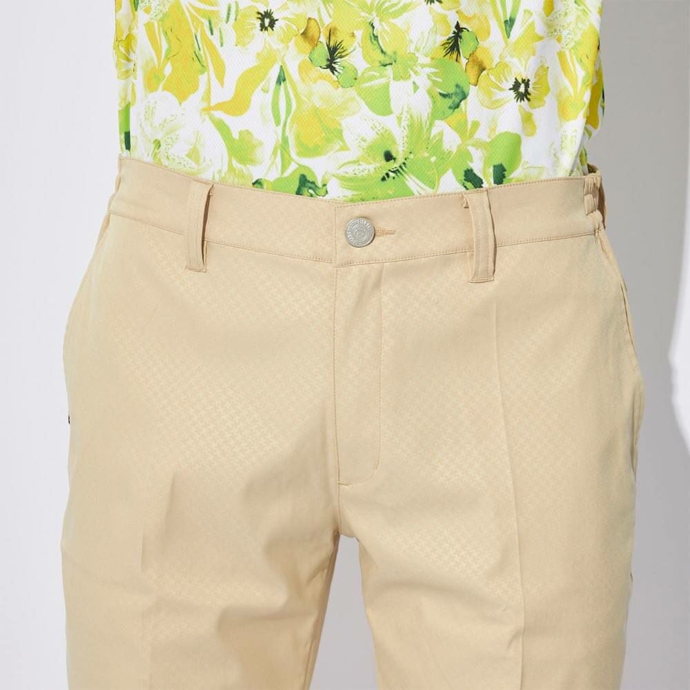 フィラ FILA　メンズ 撥水 エンボスプリント ツイル ショートパンツ 745-309 ベージュ　2025年モデル 詳細4