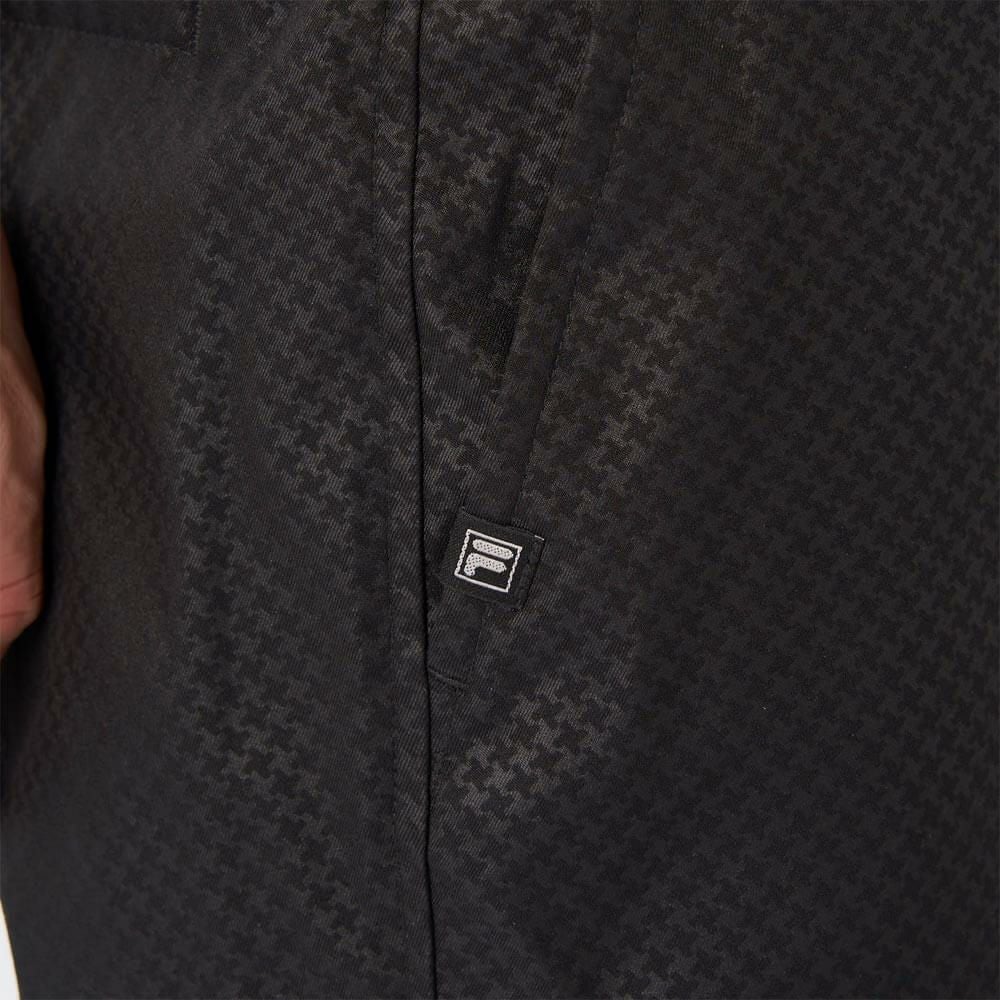 フィラ FILA　メンズ 撥水 エンボスプリント ツイル ショートパンツ 745-309 ブラック　2025年モデル 詳細7