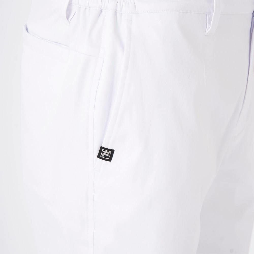 フィラ FILA　メンズ 撥水 エンボスプリント ツイル ショートパンツ 745-309 ホワイト　2025年モデル 詳細8