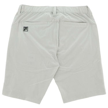 フィラ FILA　メンズ 遮熱 ロゴ刺繍 ストレッチ ショートパンツ 745-324-3 ライトグレー　2025年モデル 詳細2
