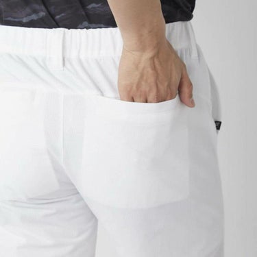 フィラ FILA　メンズ 遮熱 ロゴ刺繍 ストレッチ ショートパンツ 745-324-3 ホワイト　2025年モデル 詳細4