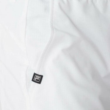 フィラ FILA　メンズ 遮熱 ロゴ刺繍 ストレッチ ショートパンツ 745-324-3 ホワイト　2025年モデル 詳細6