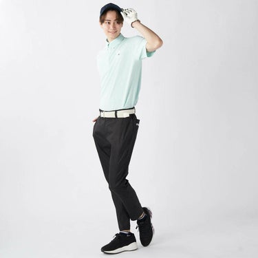 フィラ FILA　メンズ ロゴ刺繍 ストレッチ 半袖 ボタンダウン ポロシャツ 745-606 ライトブルー　2025年モデル 詳細7