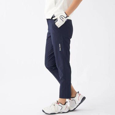 フィラ FILA　レディース 8WAYストレッチ 接触冷感 ロングパンツ 755-306 ネイビー　2025年モデル 詳細3