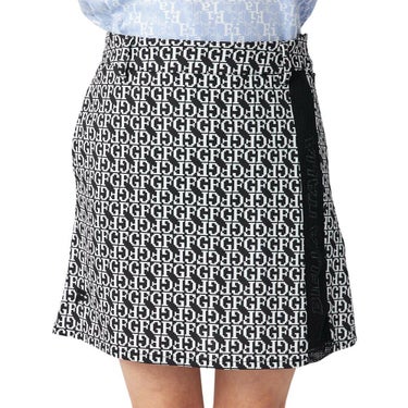 フィラ FILA　レディース 配色切替 部分メッシュ インナーパンツ付き スカート 755-343 ブラックプリント　2025年モデル