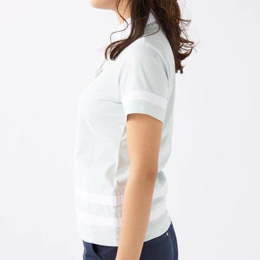 フィラ FILA　レディース ラインデザイン 半袖 ポロシャツ 755-662 ライトブルー　2025年モデル 詳細3