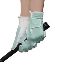 プロギア PRGR　DRY HAND ドライハンド　レディース 両手用 ゴルフグローブ DH-253LW MG ミントグリーン