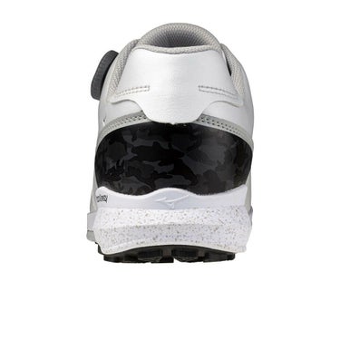 ミズノ MIZUNO　ネクスライトエナジー ボア メンズ スパイクレス ゴルフシューズ 51GQ2550 10 ホワイト×ブラックカモ　2025年モデル 詳細4