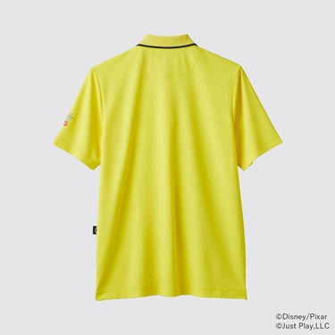 キャロウェイ Callaway　トイ・ストーリー キャロウェイコレクション ワンポイント 半袖 ポロシャツ C25134130 1062 イエロー　2025年モデル 詳細2