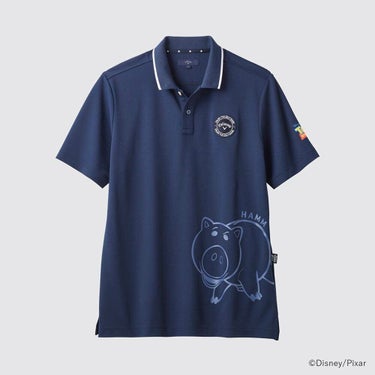 キャロウェイ Callaway　トイ・ストーリー キャロウェイコレクション ワンポイント 半袖 ポロシャツ C25134130 1120 ネイビー　2025年モデル